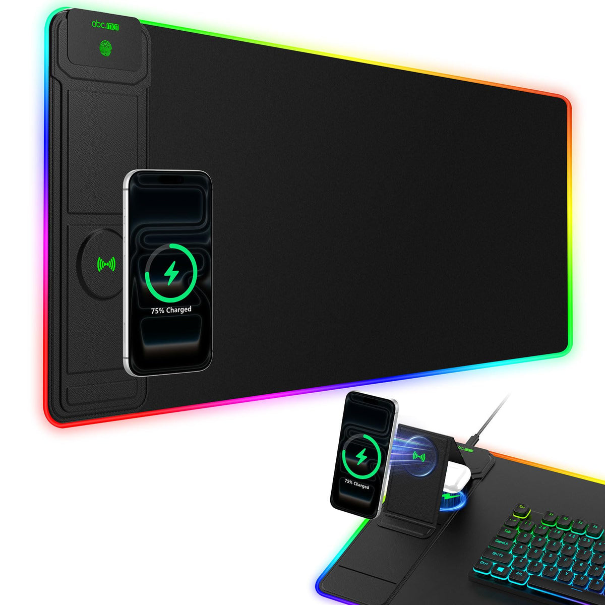 Wireless Charging Desk Mat