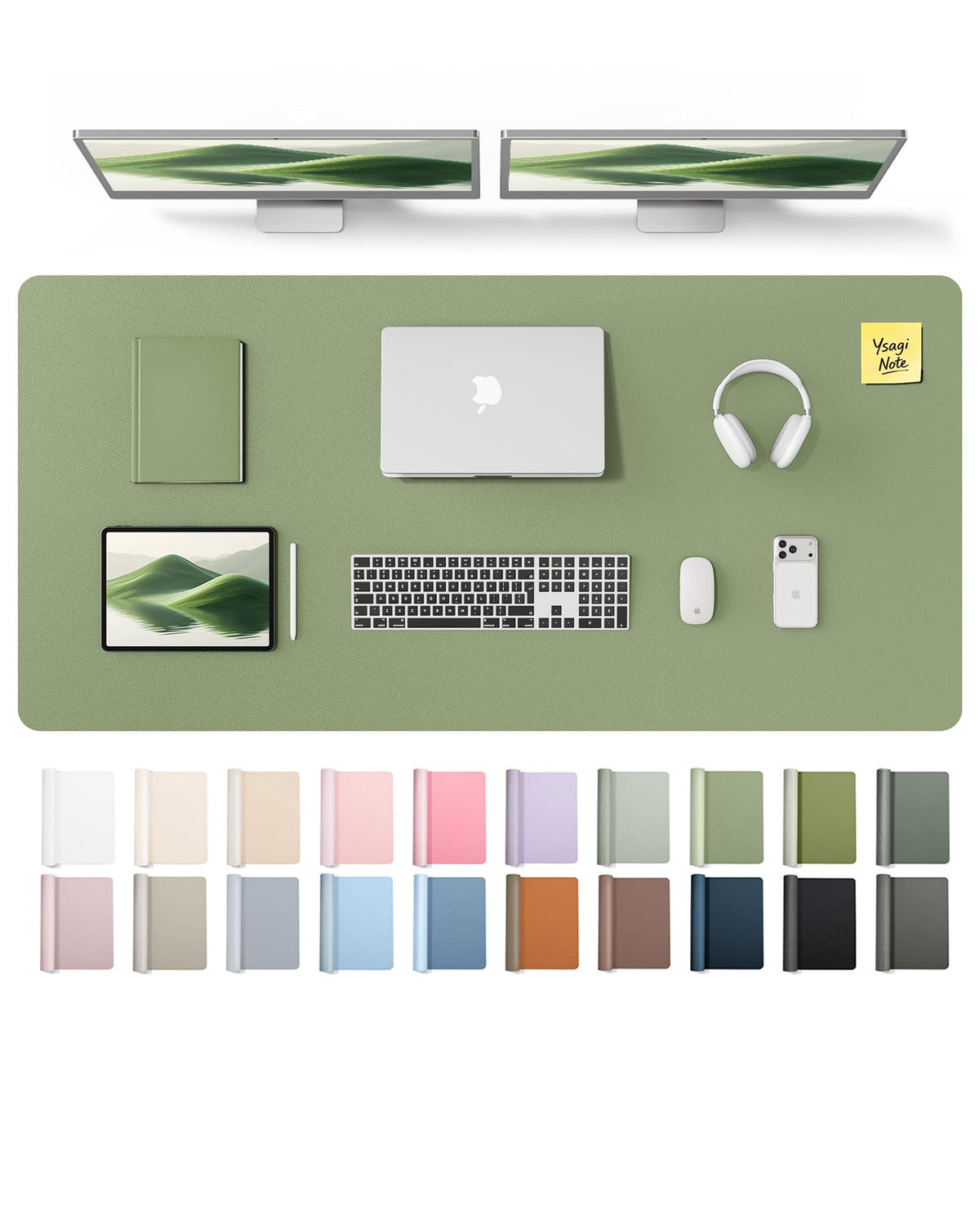 Waterproof PU Leather Desk Mat