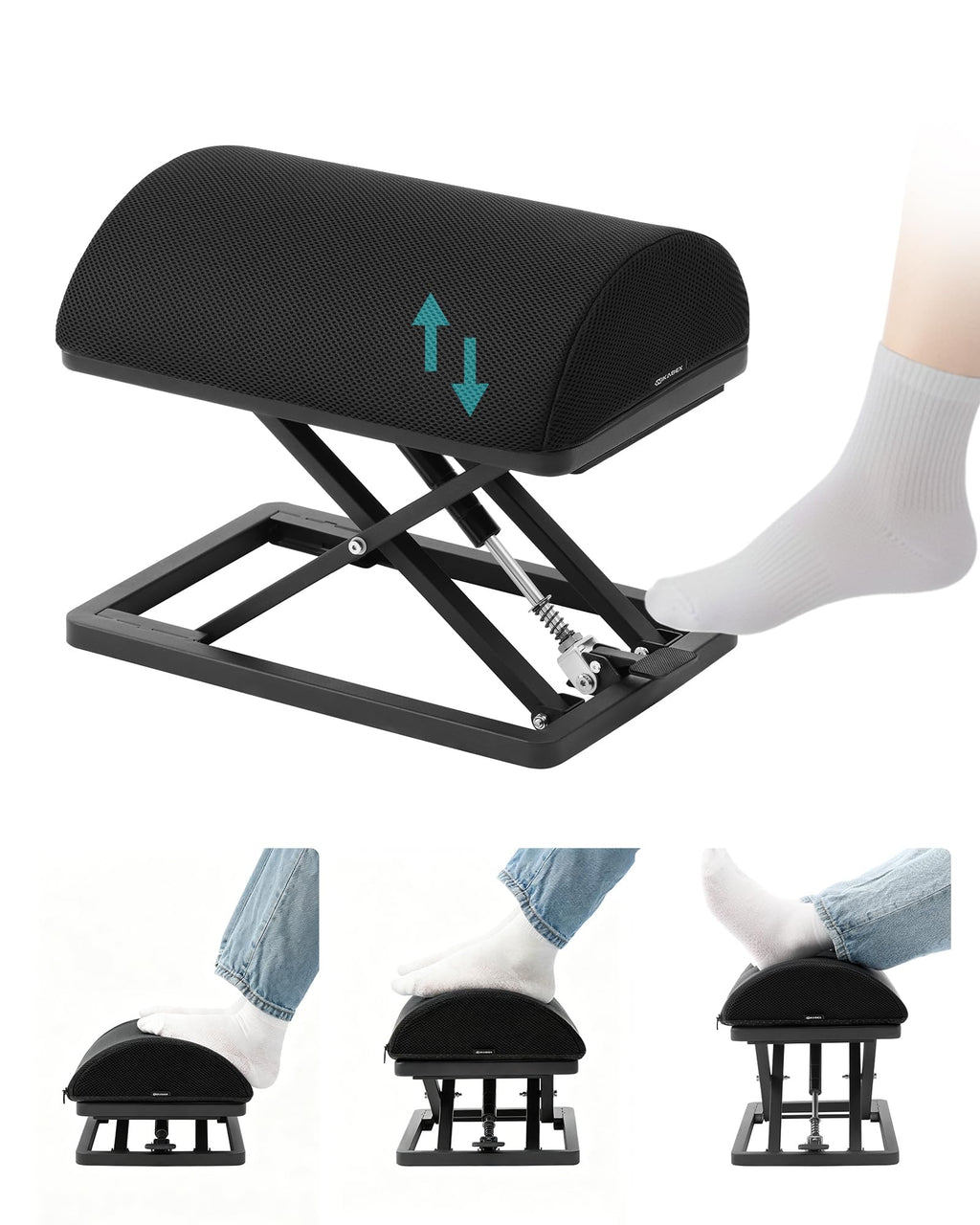 Pedal-Adjustable Footrest