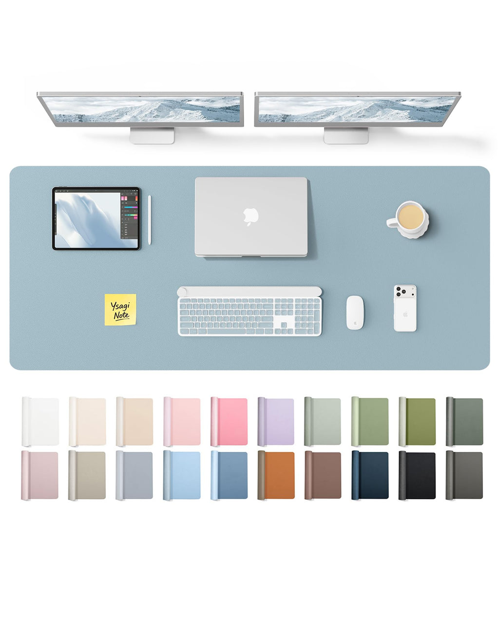 Waterproof PU Leather Desk Mat
