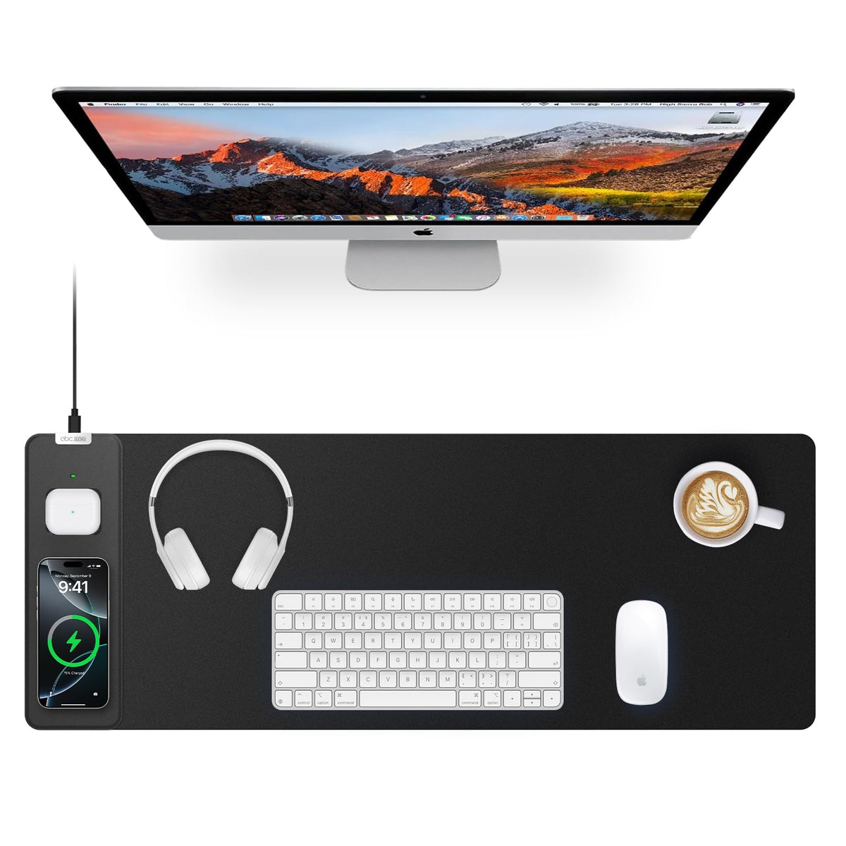 Wireless Charging Desk Mat