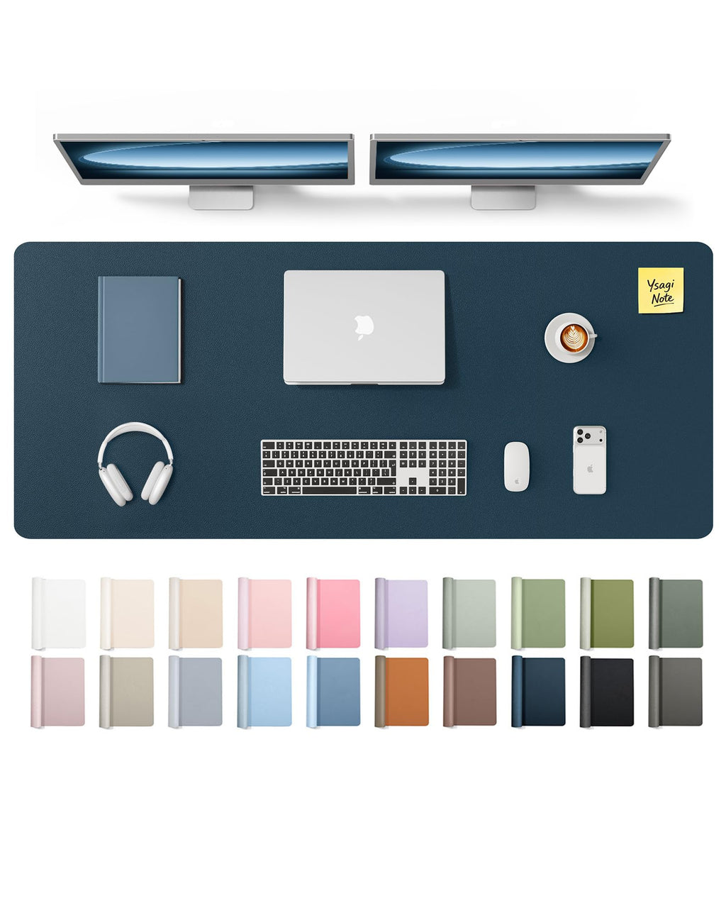 Waterproof PU Leather Desk Mat