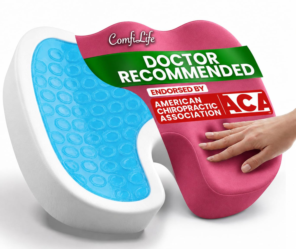 Gel Memory Foam Seat Cushion