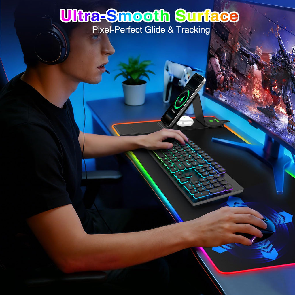 Wireless Charging Desk Mat