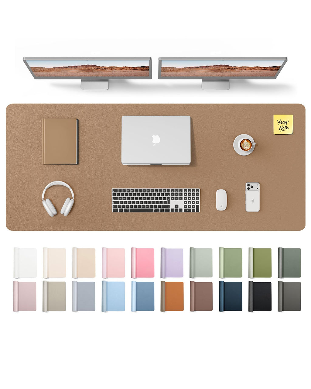 Waterproof PU Leather Desk Mat