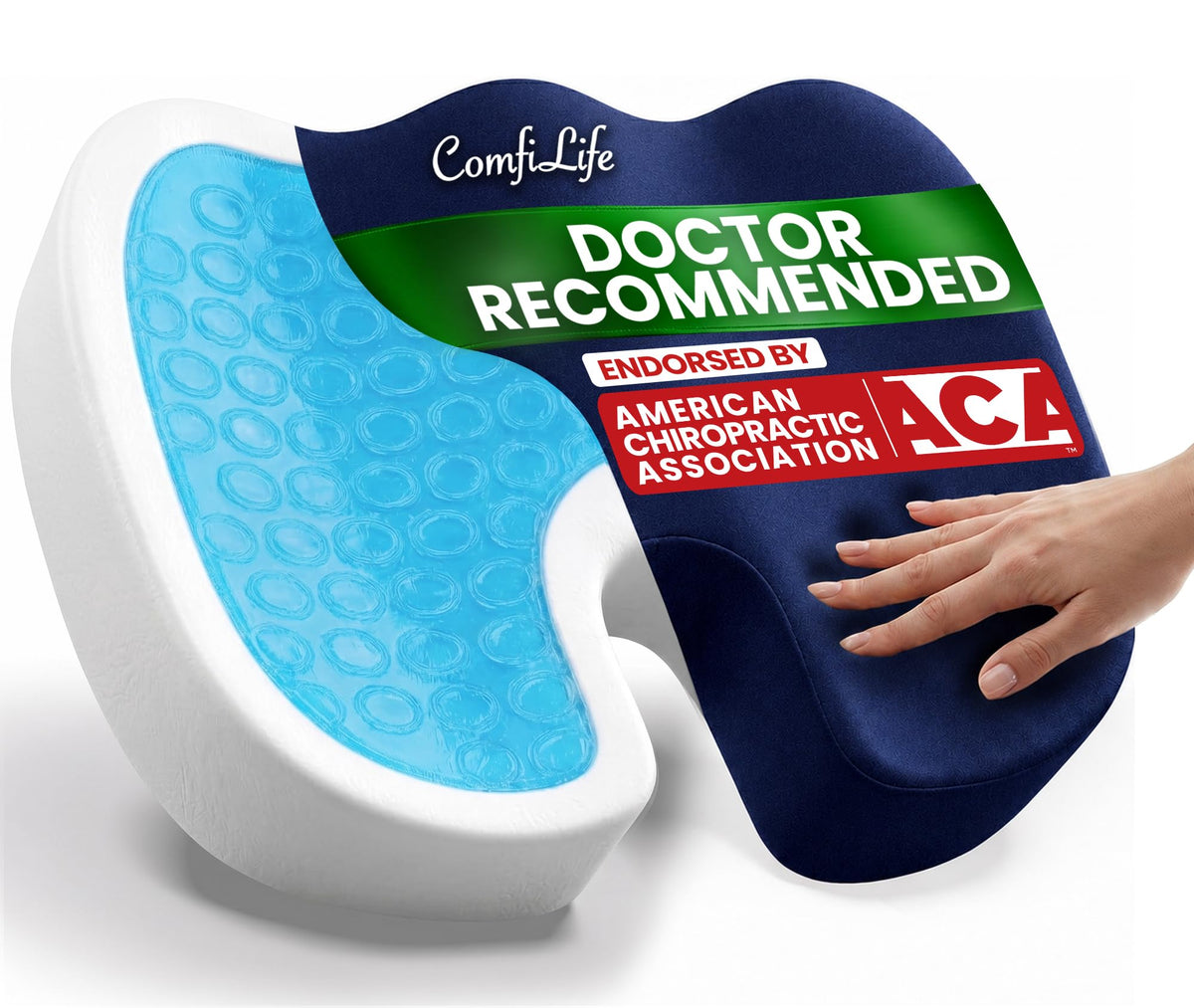 Gel Memory Foam Seat Cushion