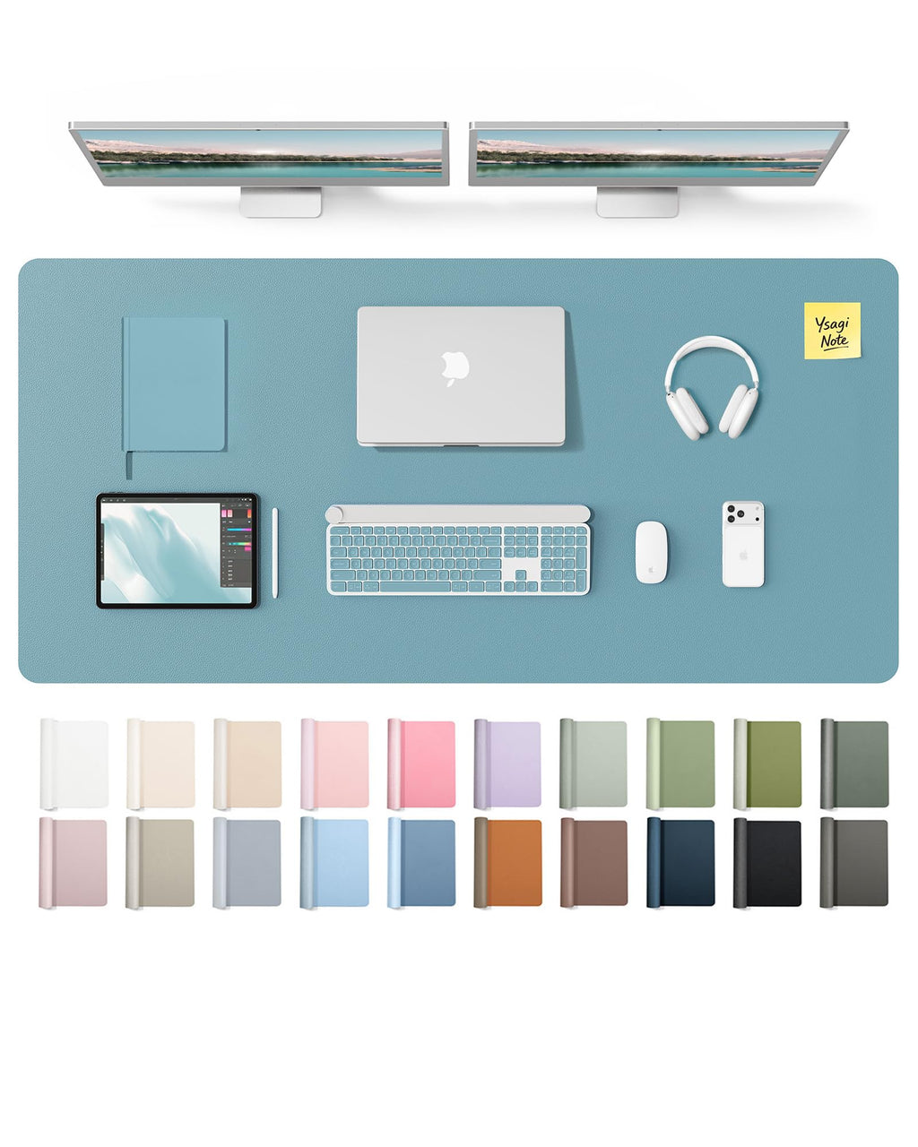Waterproof PU Leather Desk Mat