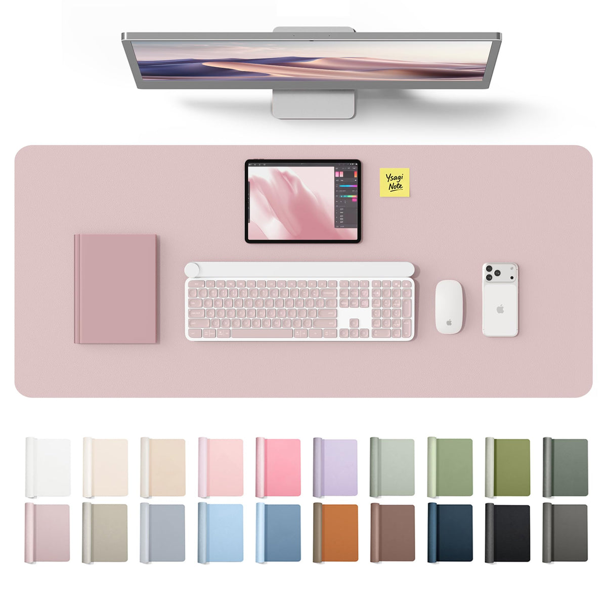 Waterproof PU Leather Desk Mat