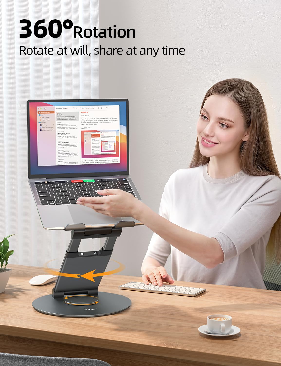 Tall Swivel Laptop Stand