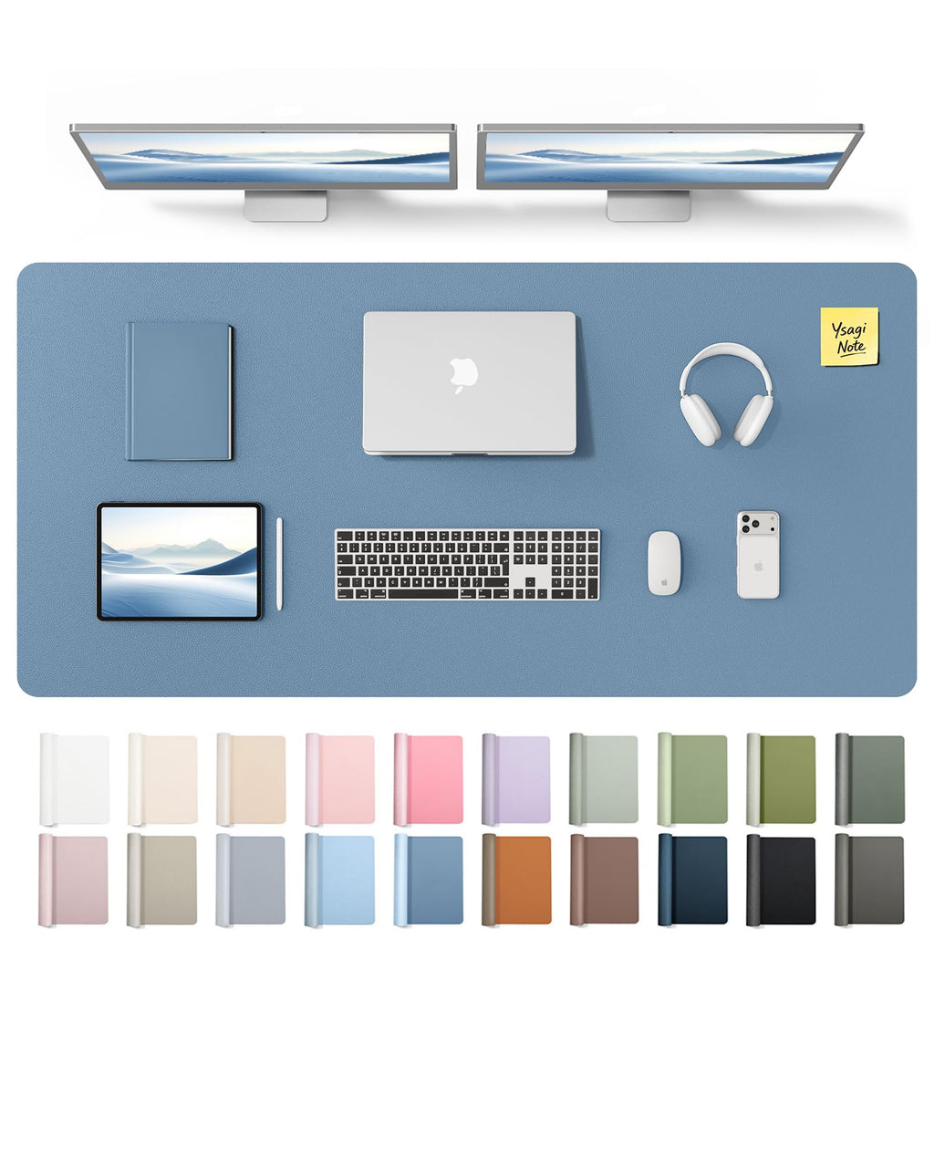 Waterproof PU Leather Desk Mat