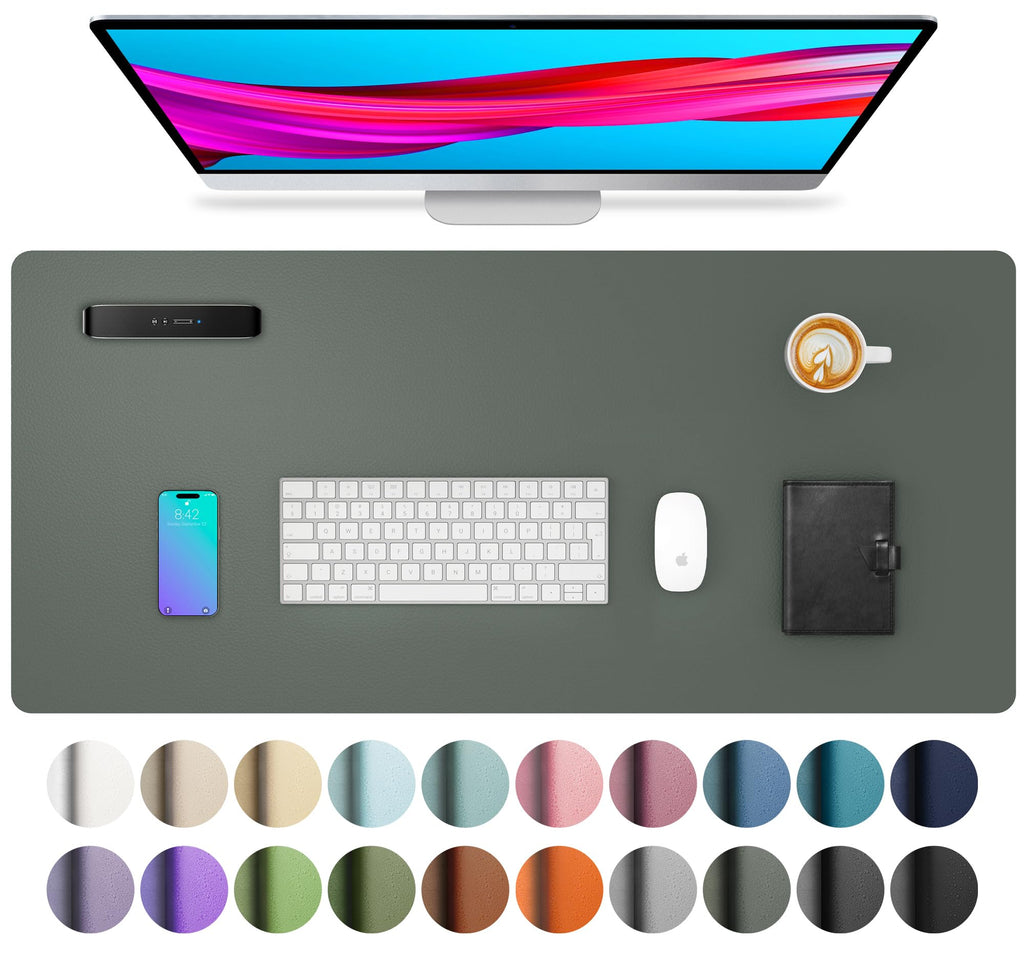 Non-Slip PU Leather Desk Mat