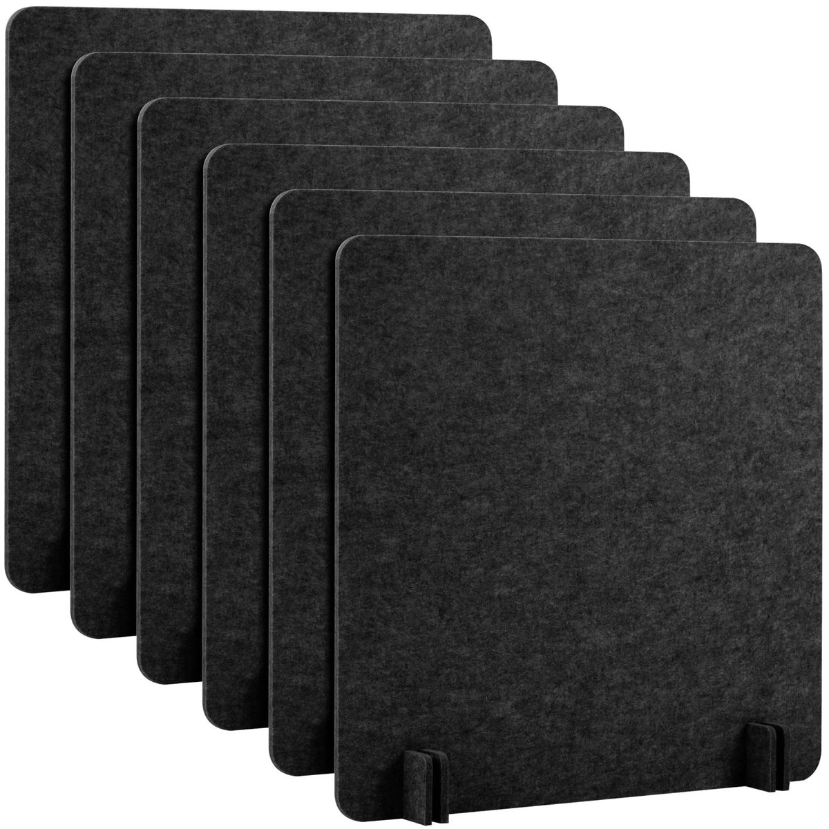 Six-Pack Acoustic Desk Dividers