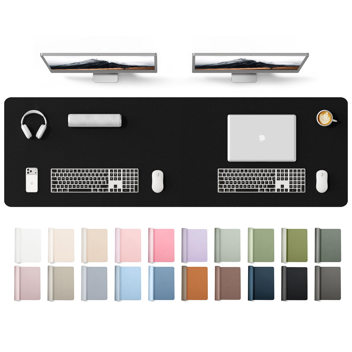Waterproof PU Leather Desk Mat