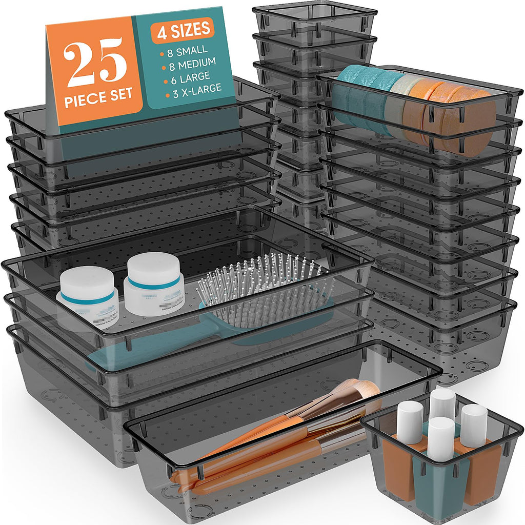 25-Piece Drawer Organizer Set