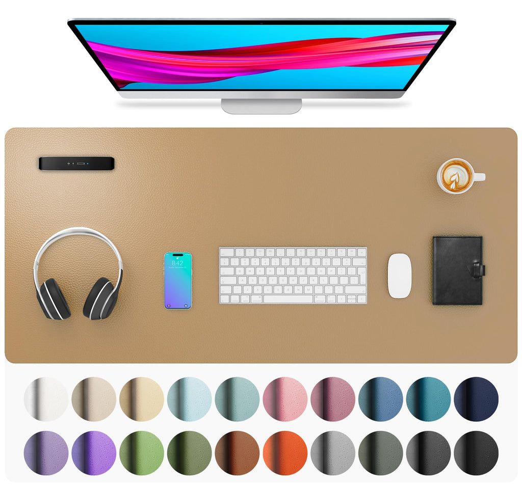 Non-Slip PU Leather Desk Mat