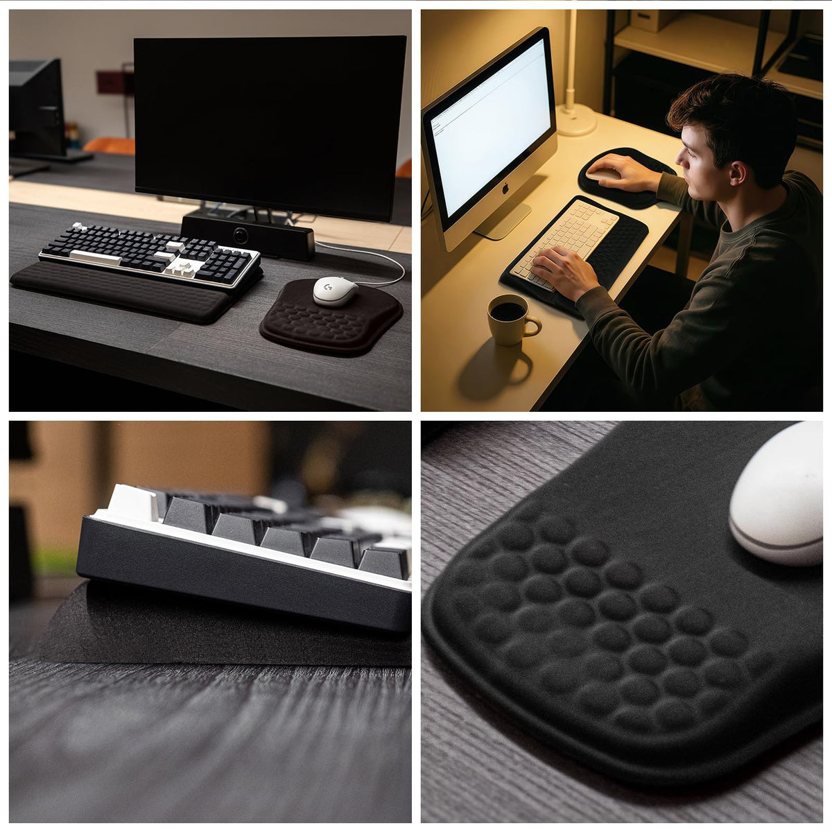 Memory Foam Wrist Rest Set