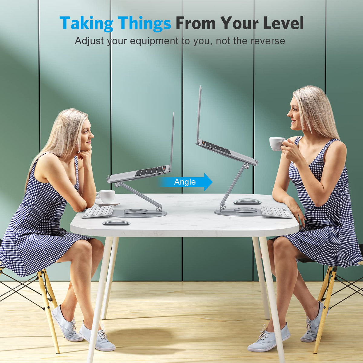 Foldable Rotating Laptop Stand