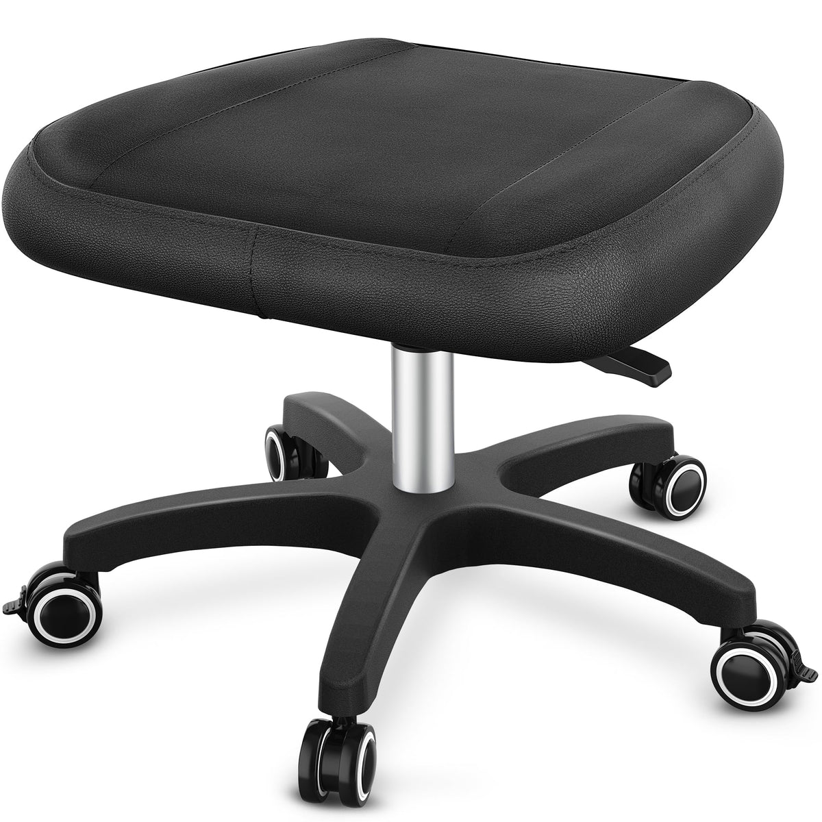 Rolling Adjustable Footrest Stool