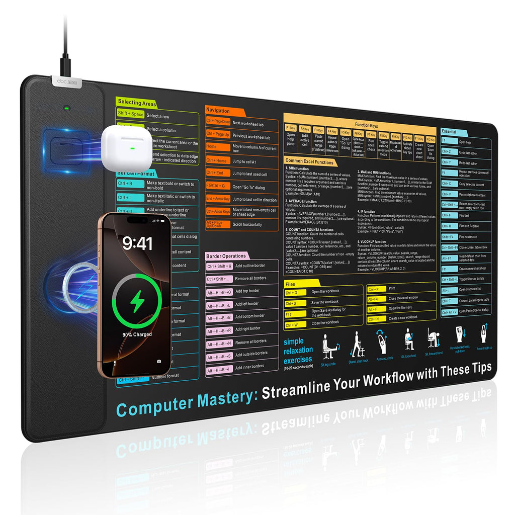 Wireless Charging Desk Mat