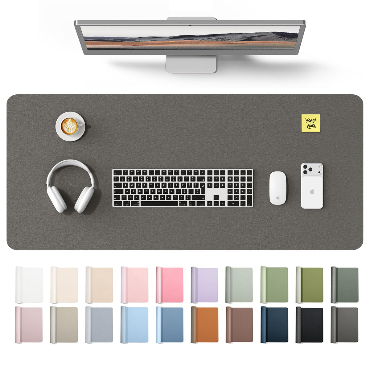 Waterproof PU Leather Desk Mat