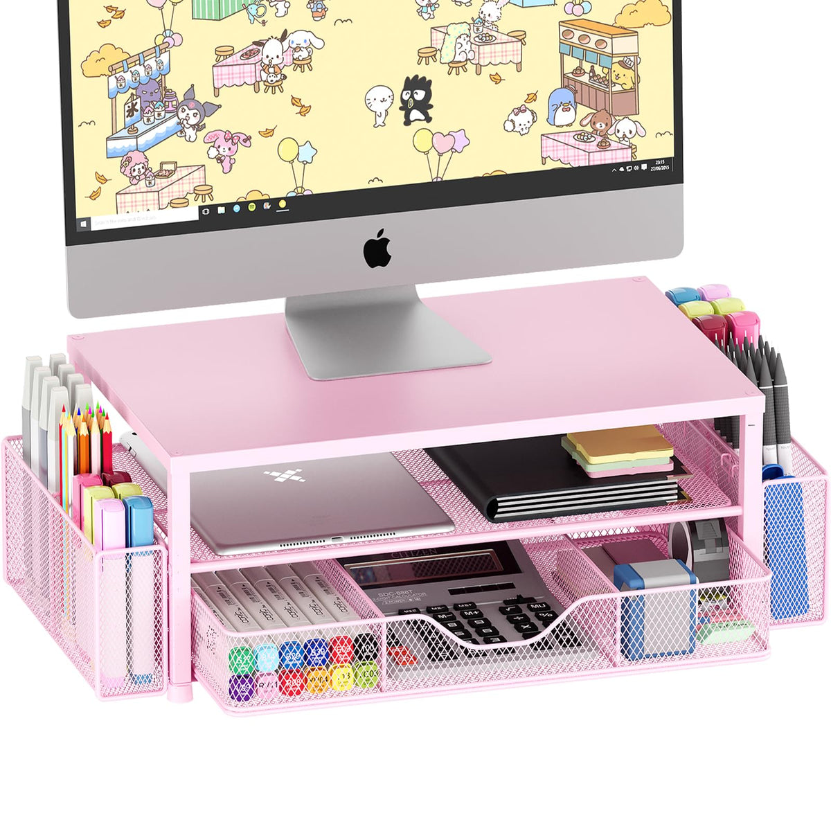 Monitor Riser with Drawer
