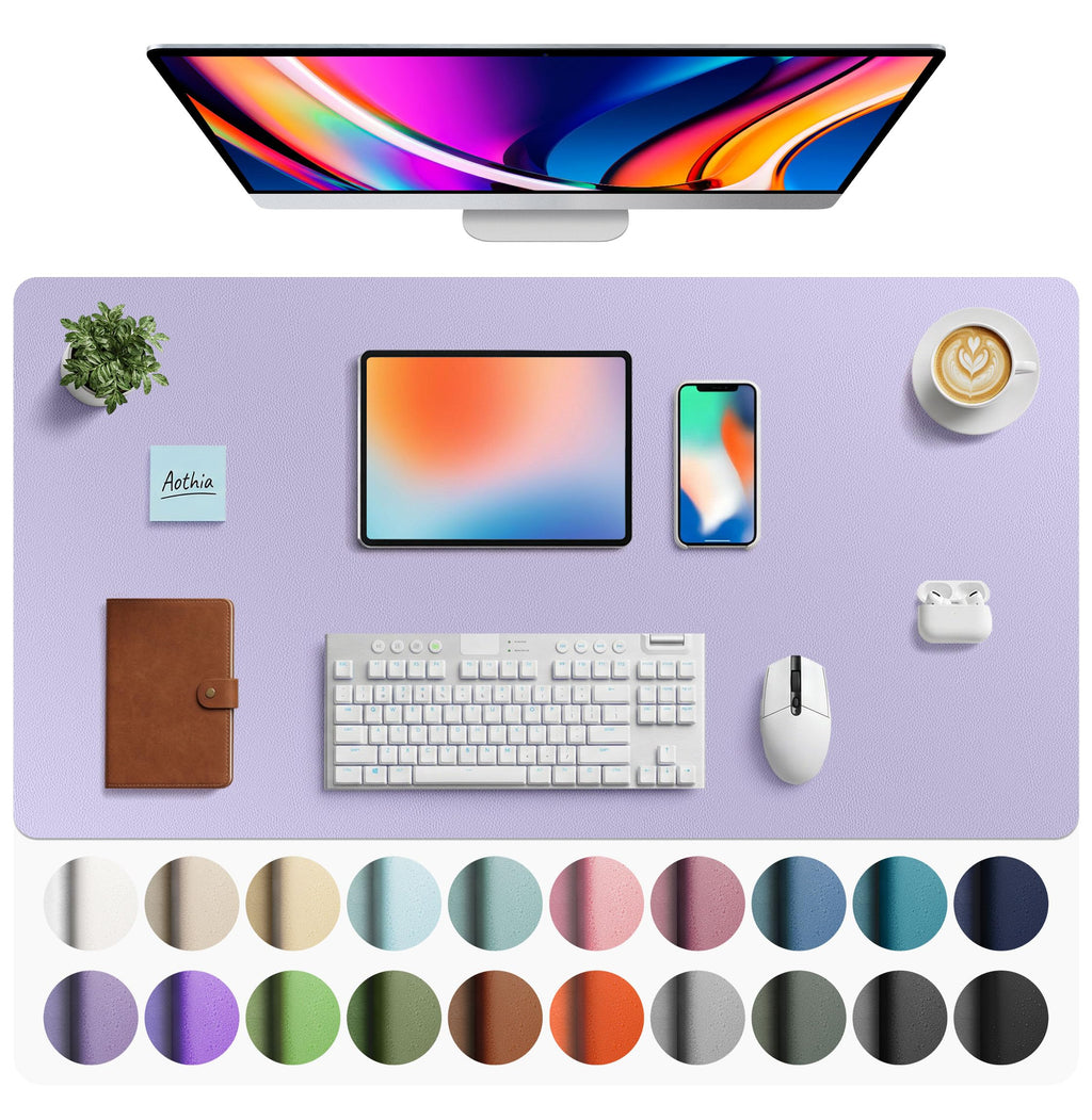 Non-Slip PU Leather Desk Mat