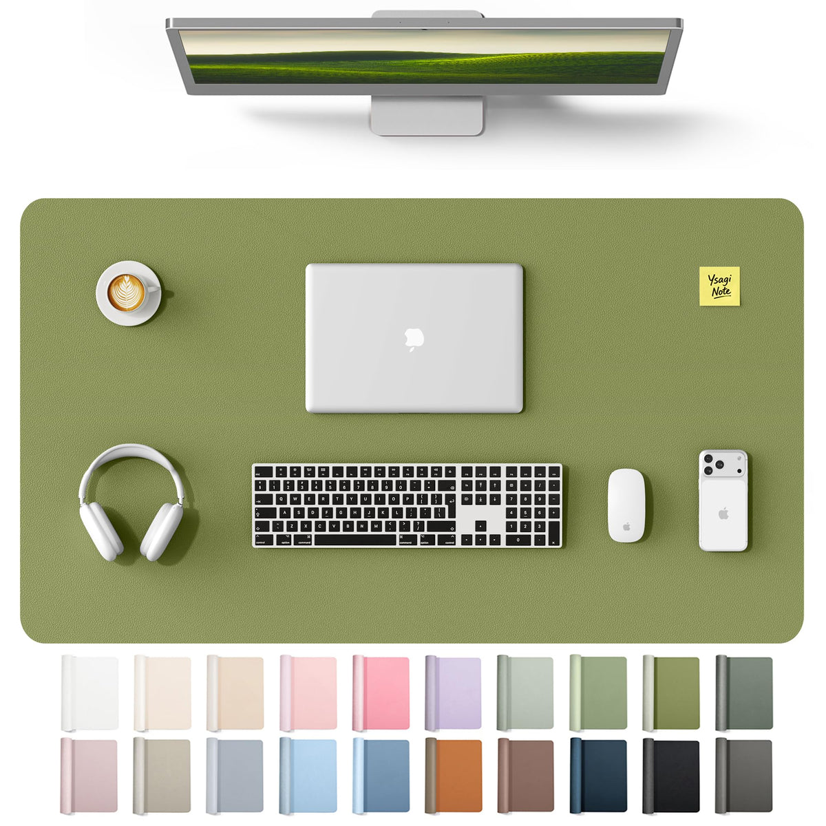Waterproof PU Leather Desk Mat