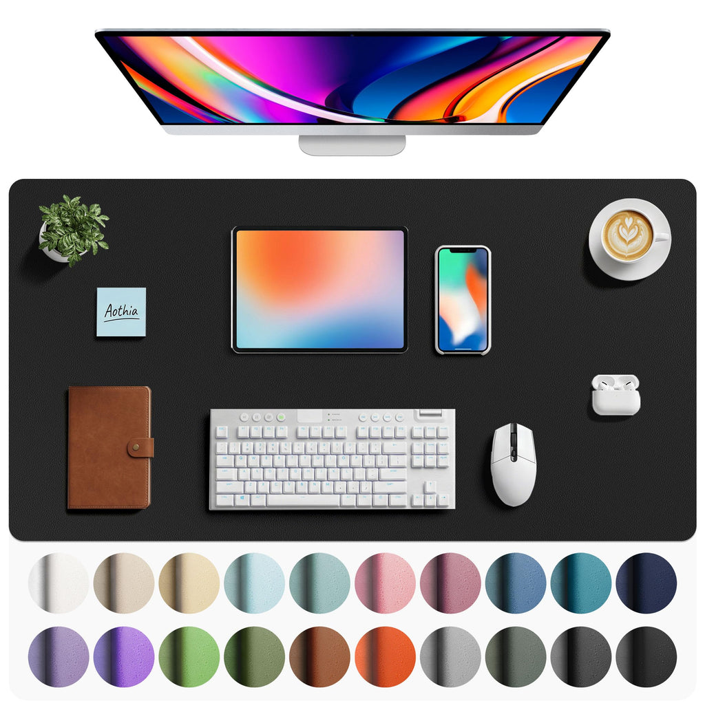 Non-Slip PU Leather Desk Mat