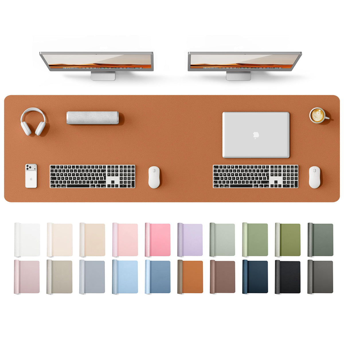 Waterproof PU Leather Desk Mat