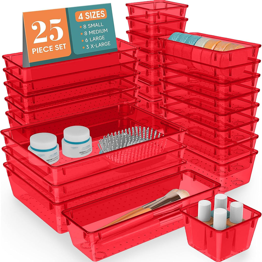 25-Piece Drawer Organizer Set