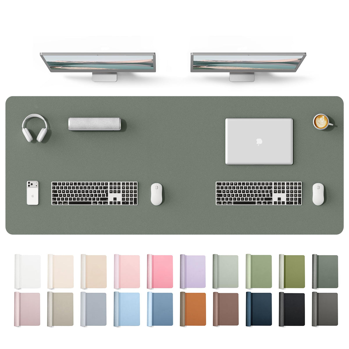 Waterproof PU Leather Desk Mat