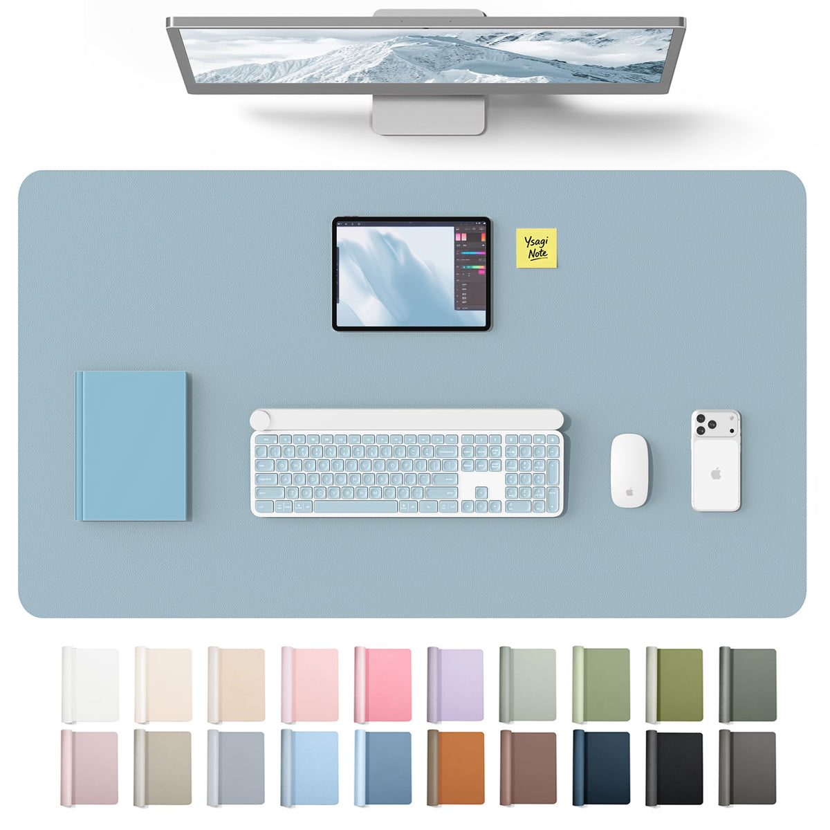 Waterproof PU Leather Desk Mat