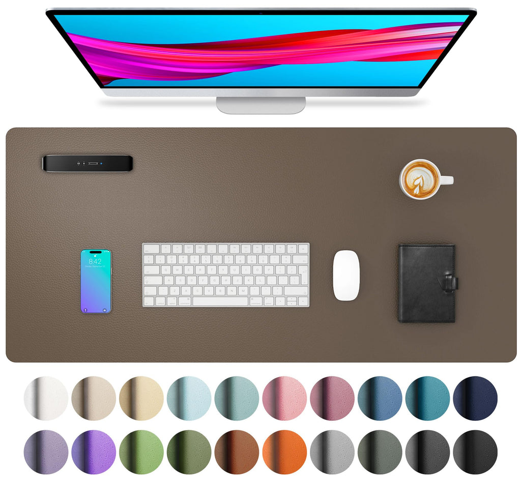 Non-Slip PU Leather Desk Mat