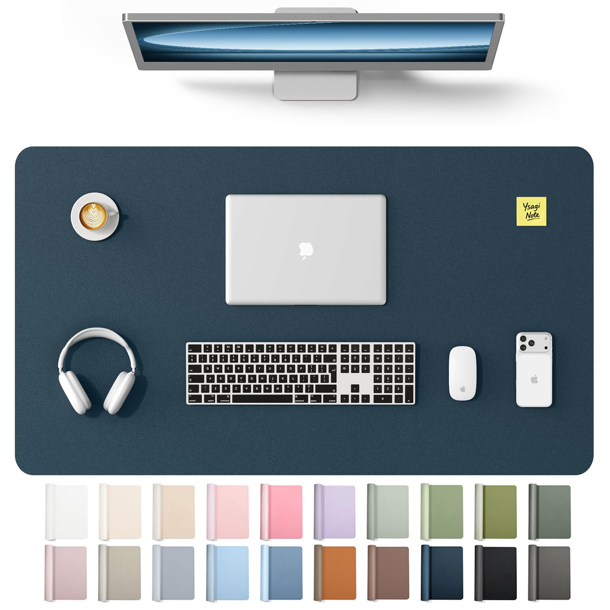 Waterproof PU Leather Desk Mat