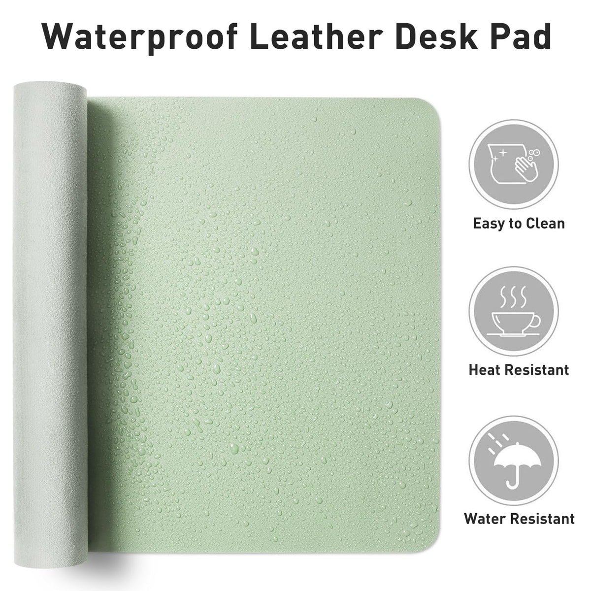 Non-Slip PU Leather Desk Mat