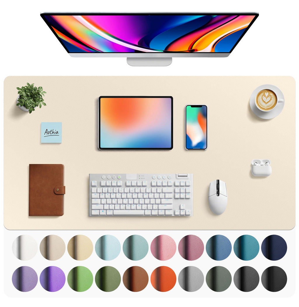 Non-Slip PU Leather Desk Mat