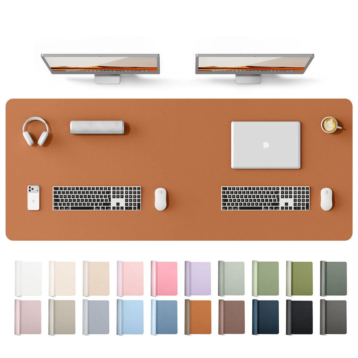 Waterproof PU Leather Desk Mat