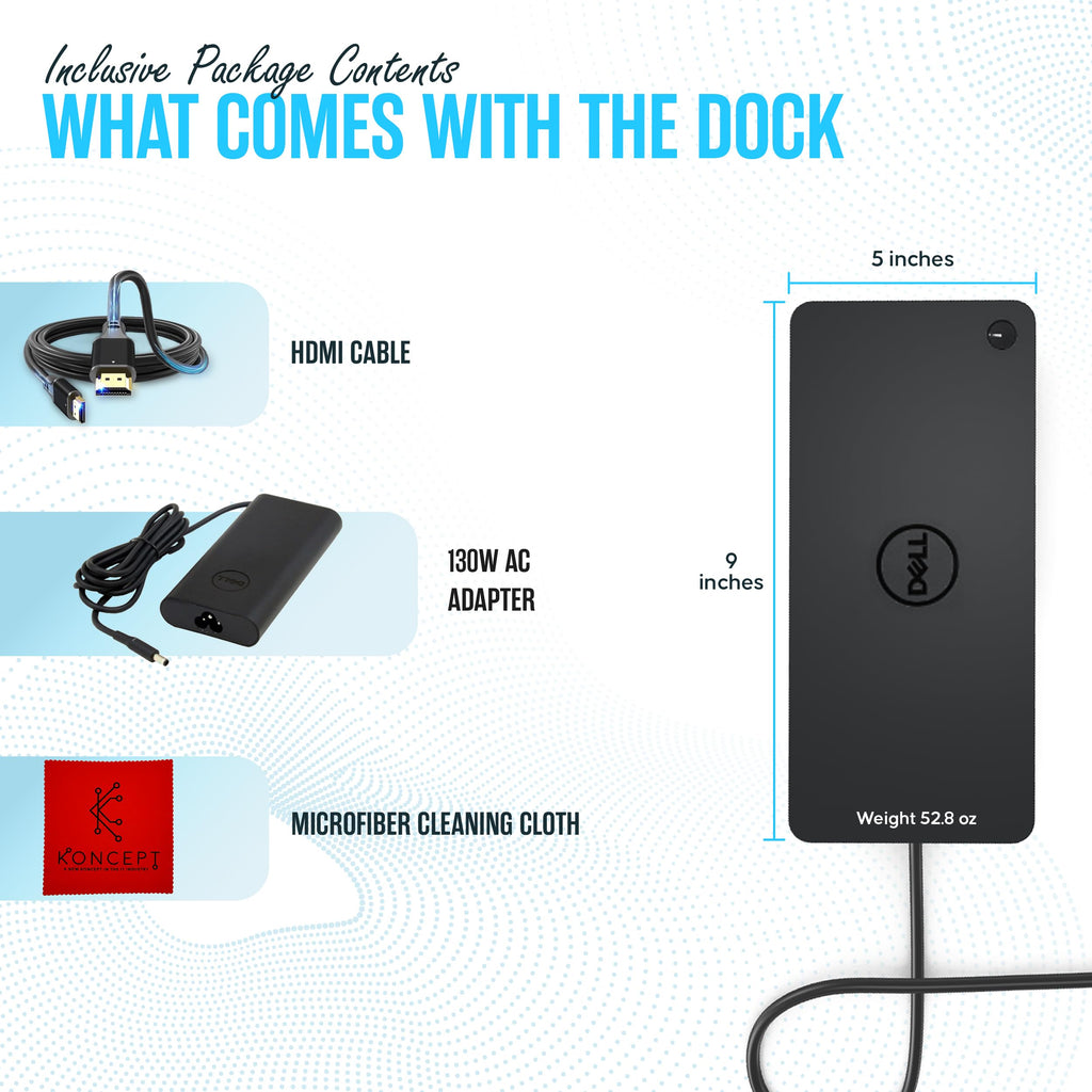Universal USB-C Dual Monitor Dock