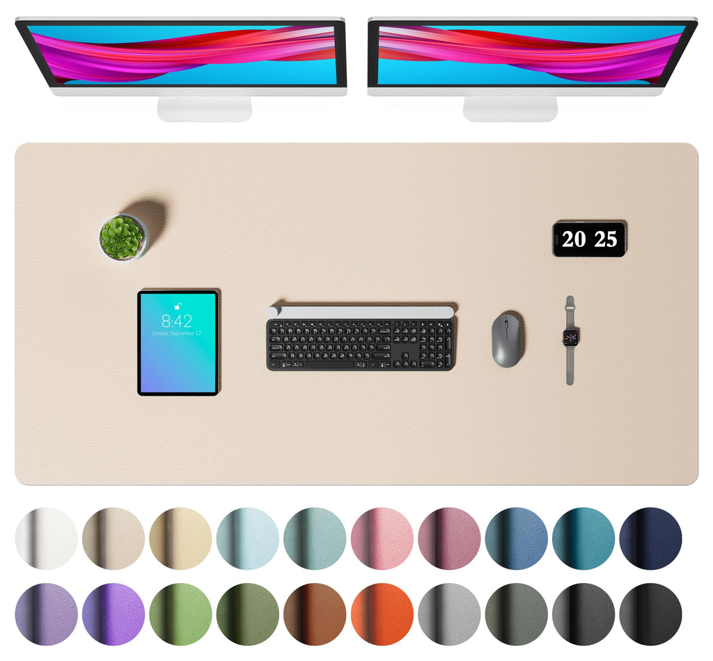 Non-Slip PU Leather Desk Mat