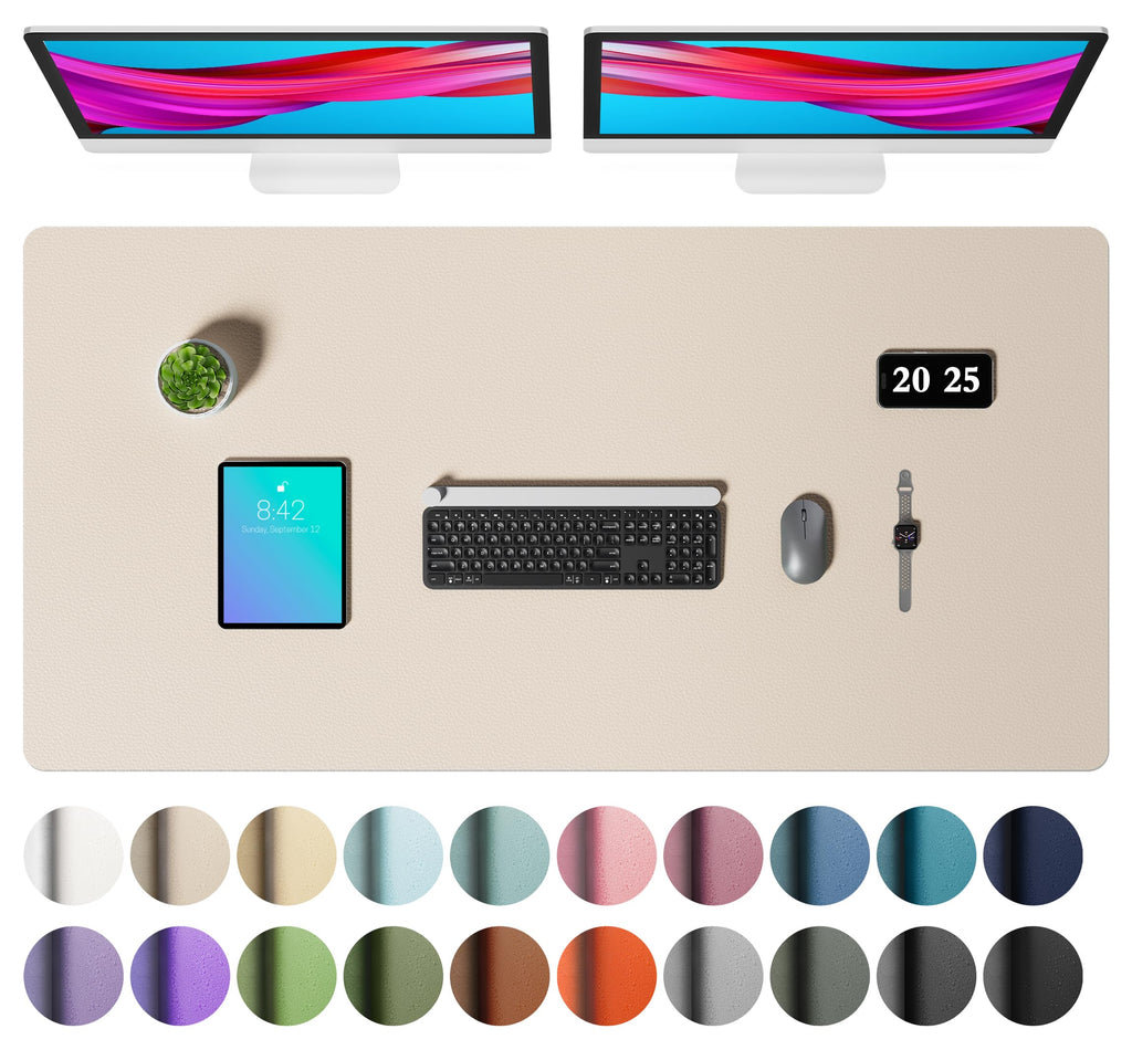 Non-Slip PU Leather Desk Mat