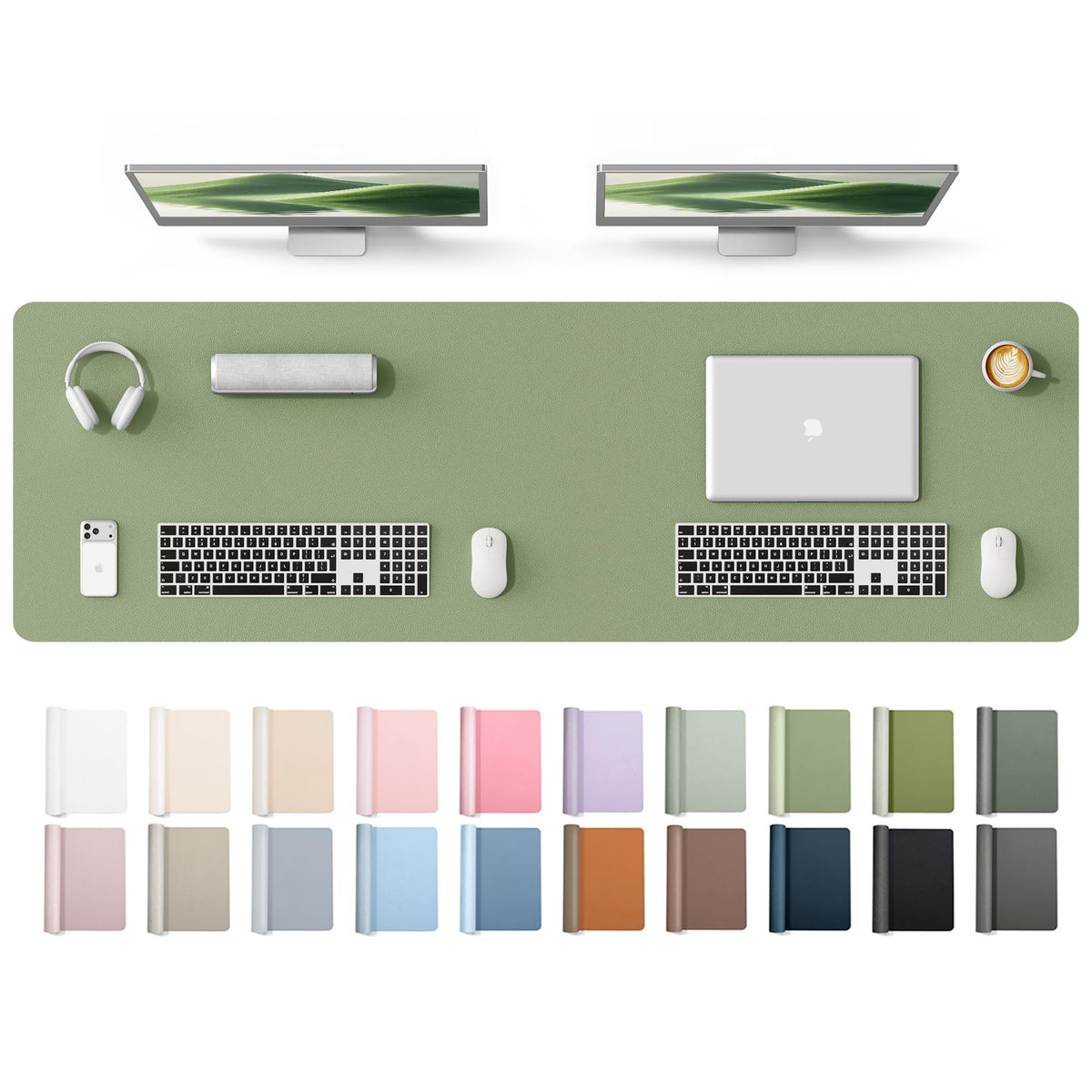 Waterproof PU Leather Desk Mat