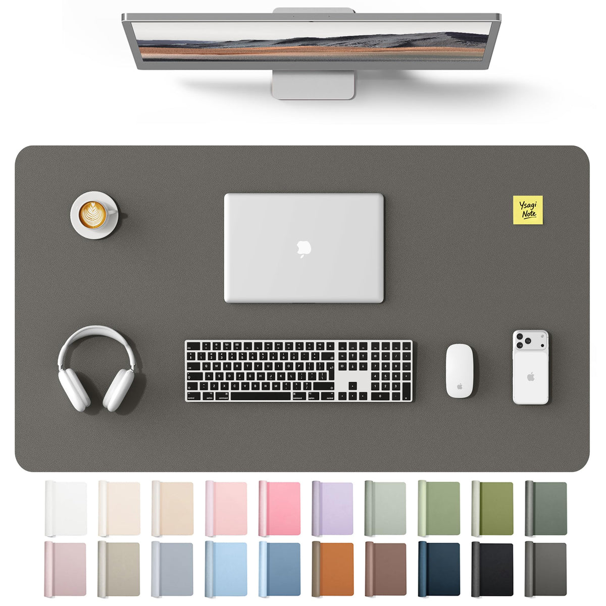 Waterproof PU Leather Desk Mat