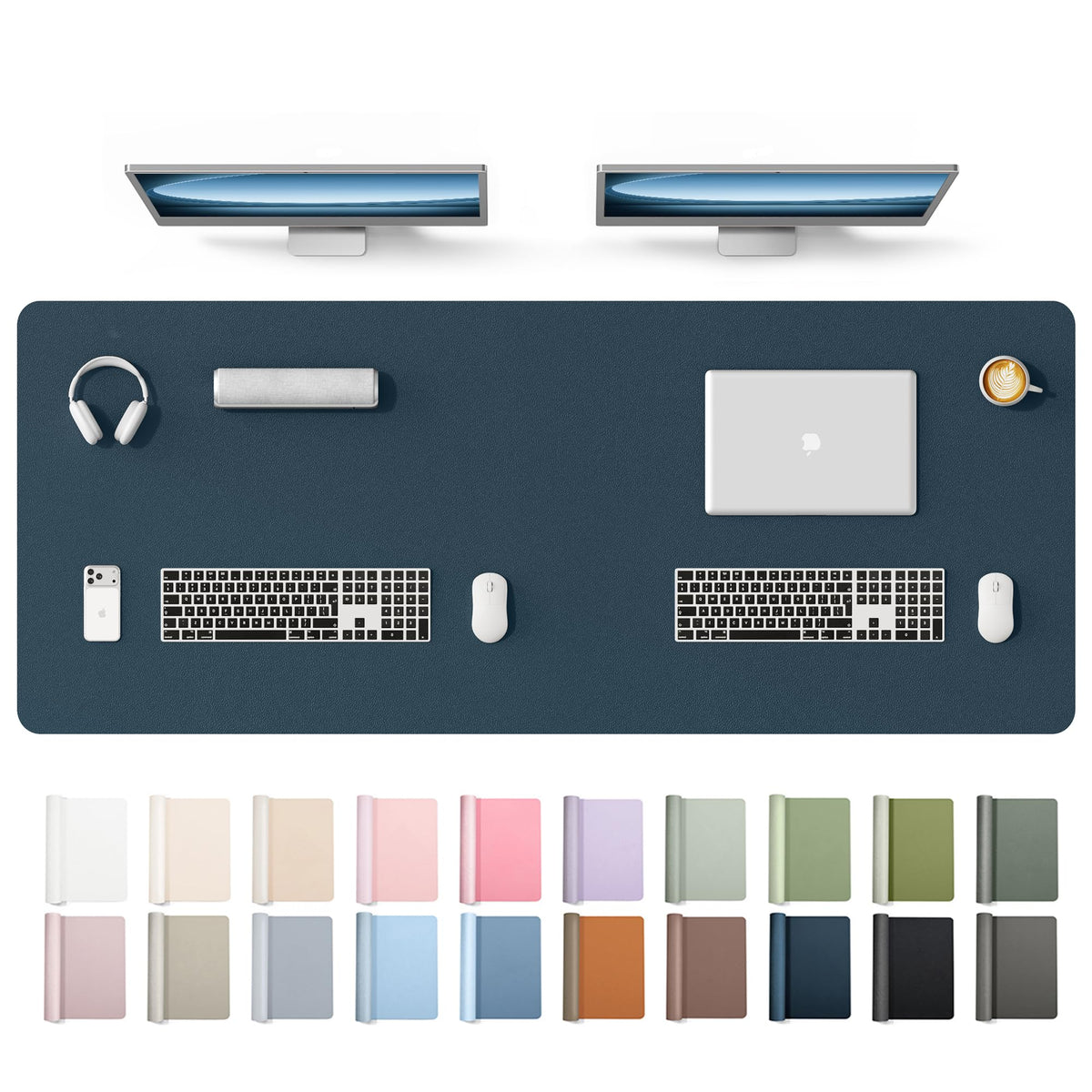 Waterproof PU Leather Desk Mat