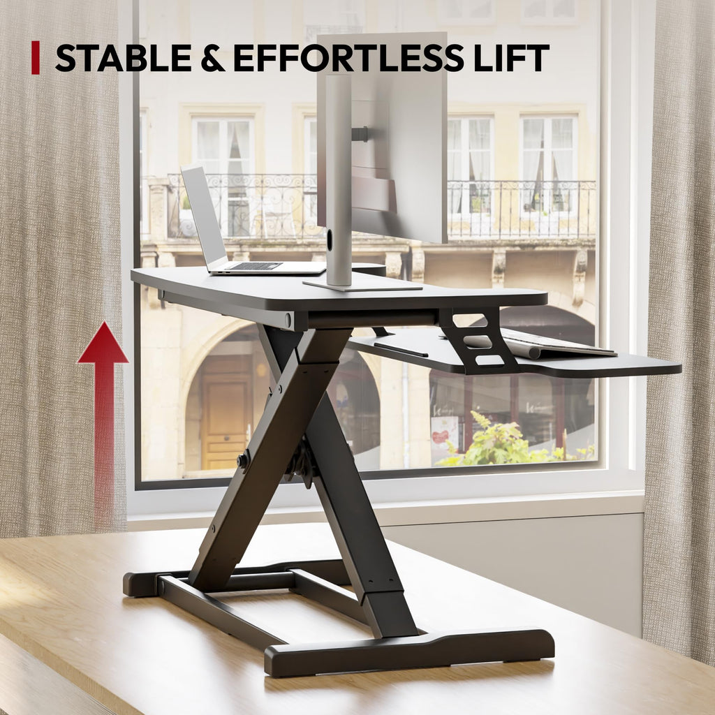 Standing Desk Converter with Keyboard Tray
