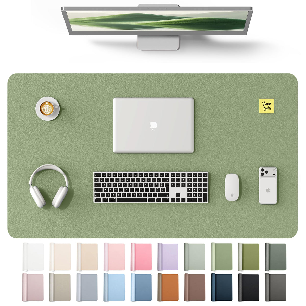 Waterproof PU Leather Desk Mat