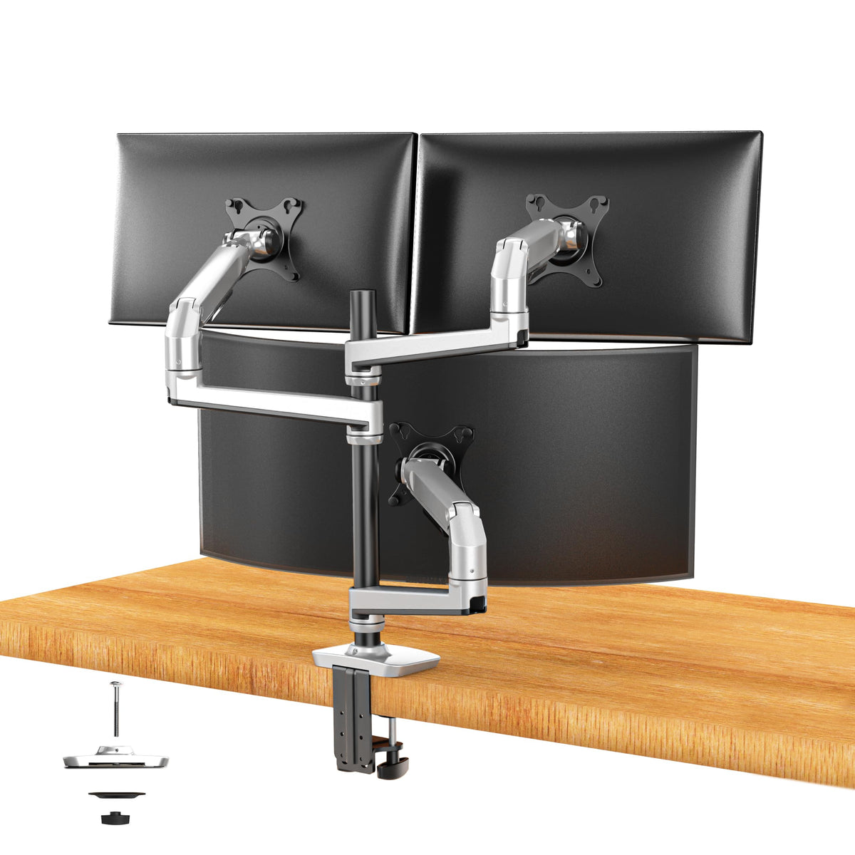 Adjustable Multi-Monitor Desk Arm