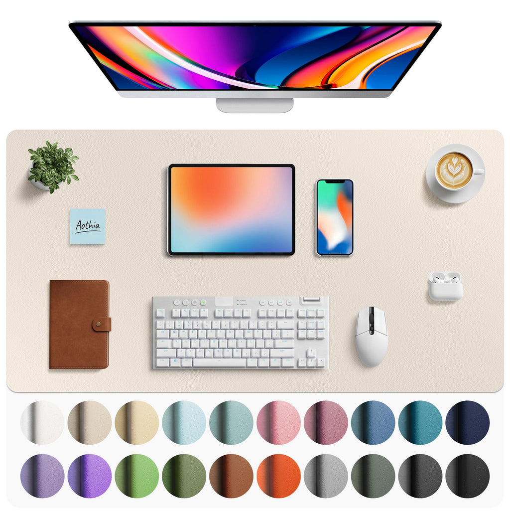 Non-Slip PU Leather Desk Mat