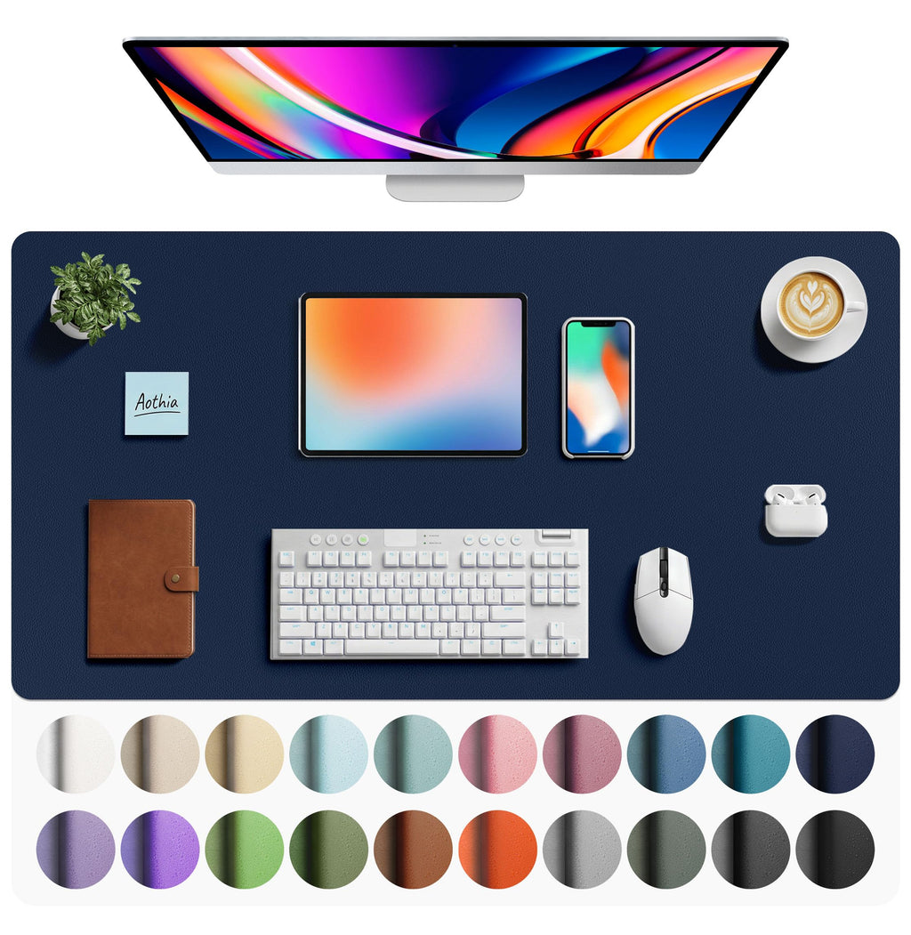 Non-Slip PU Leather Desk Mat