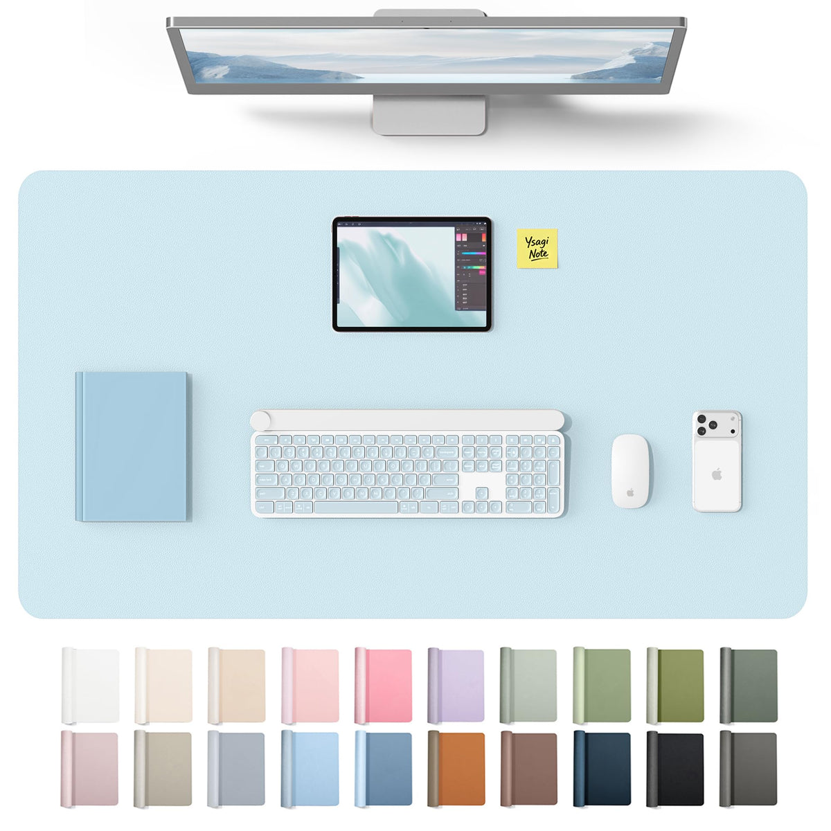 Waterproof PU Leather Desk Mat