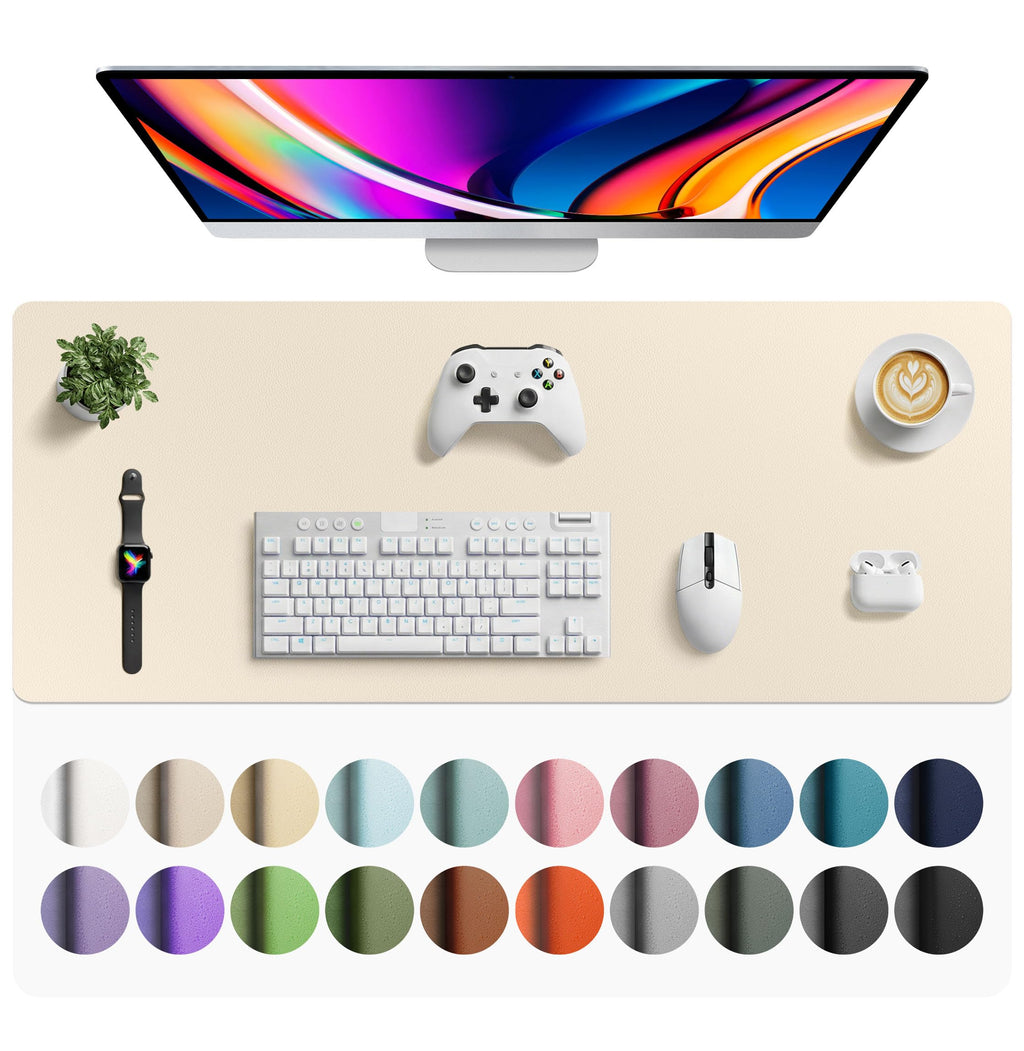 Non-Slip PU Leather Desk Mat